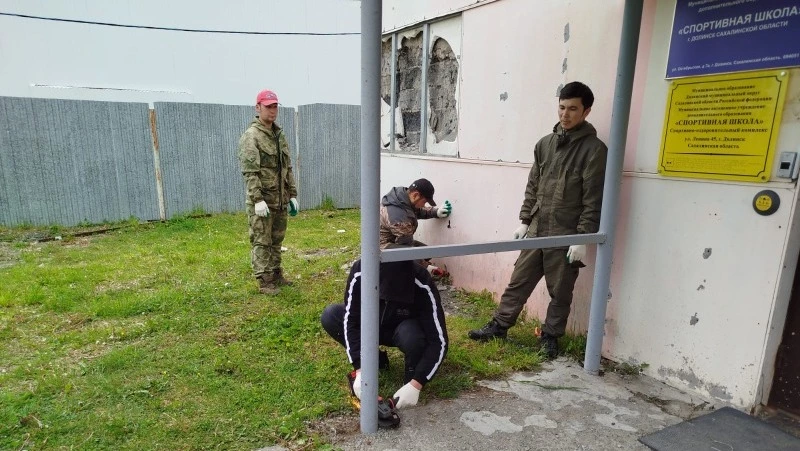 Капитальный ремонт спортивной школы в Долинске завершат в сентябре 2025 года