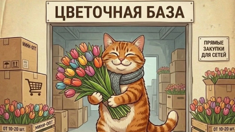 Как выбрать тюльпаны на 8 Марта: 10 советов от кота Мурзика