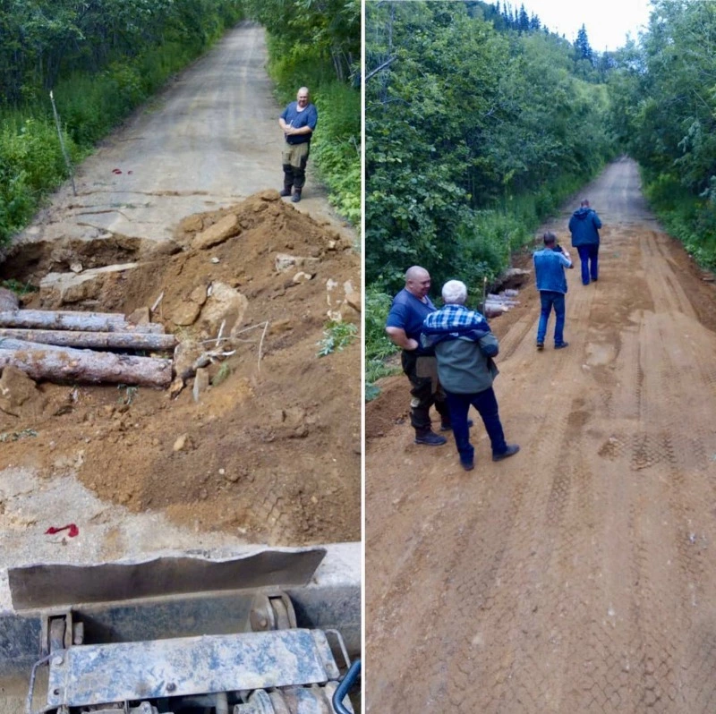 После многочисленных жалоб прокуратура решила вопрос с дорогой на западе Сахалина