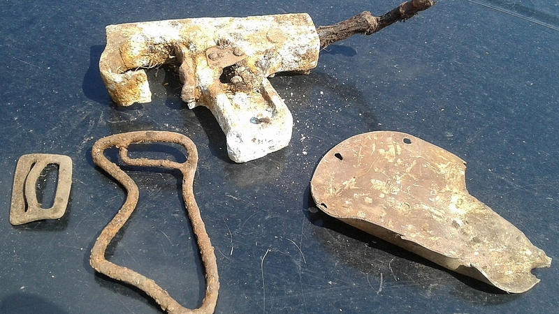 На месте гибели военого самолета на Сахалине обнаружены новые находки