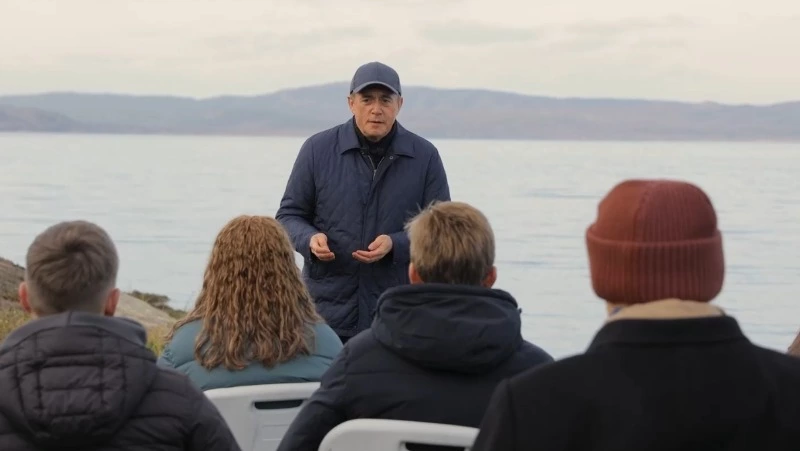 Губернатор Сахалинской области прочитал лекцию участникам марафона «Знание». Видео