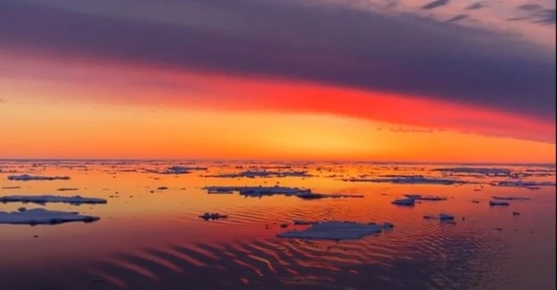 Житель Сахалина показал танец косаток на фоне шикарного заката