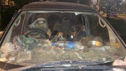 «От машины вонь»: пса заперли в захламленном автомобиле на юге Сахалина
