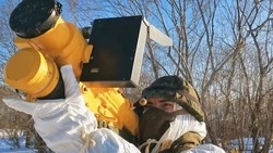 Военнослужащие учатся на Сахалине поражать воздушные цели условного противника