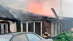 В селе на юге Сахалина горел жилой дом