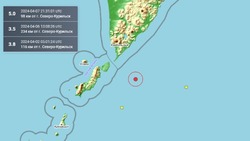 Землетрясение магнитудой 5,0 произошло недалеко от Северных Курил