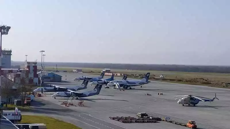 Неизвестный сообщил о бомбе в аэропорту Южно-Сахалинска