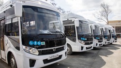 Для четырех районов Сахалина приобрели современные автобусы, работающие на голубом топливе