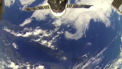 Российский космонавт показал заснеженный Северо-Курильск с борта МКС