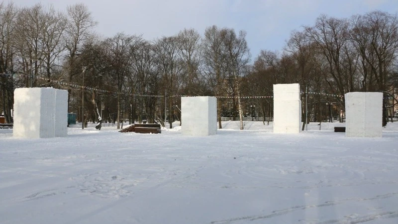 Космический ледовый городок построят в парке Южно-Сахалинска к Новому году