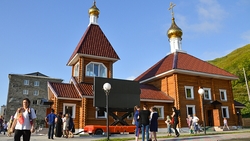 Патриарх Кирилл освятил новый храм в Невельске