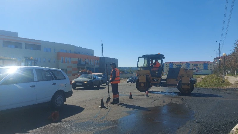 Ремонт улицы Мира в Шахтерске закончат на 1 месяц раньше срока