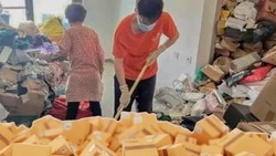 Китаянка, страдающая онлайн-шопоголизмом, сняла квартиру для хранения покупок