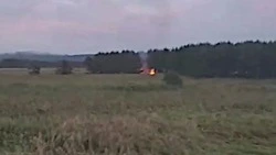 Вспыхнувший сарай в Корсаковском районе едва не стал причиной лесного пожара