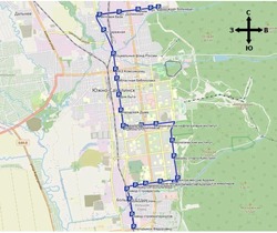 Автобусы маршрута №5 в Южно-Сахалинске изменят схему движения с 3 июня