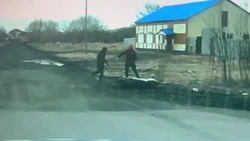 Подростки в Поронайске пытались уплыть от ДПС