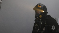Пять пожарных боролись с огнем в помещении магазина в Южно-Сахалинске 