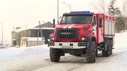 Одноэтажная баня полыхала в Ногликах в ночь на 1 марта 