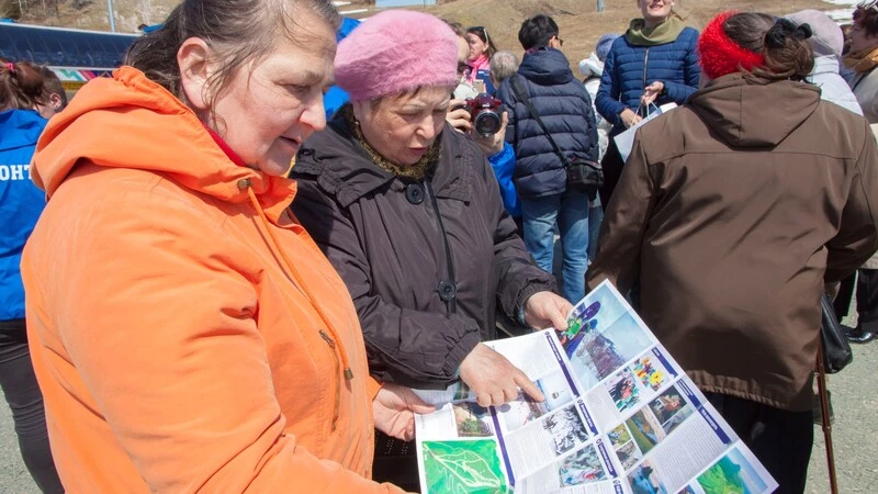 Инвалиды из Южно-Сахалинска с экскурсией посетили СТК «Горный воздух»