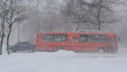 Из-за циклона на Южных Курилах приостановили движение четырех автобусных маршрутов