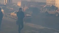 Старый тепловоз проехал через Южно-Сахалинск и превратил его в Лондон