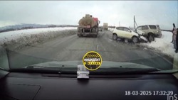 Жесткое ДТП на трассе к Березнякам попало на видео 