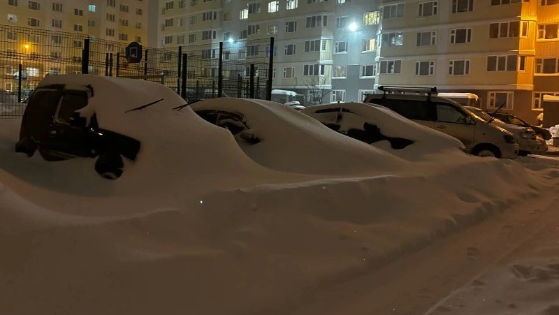 Снегопад в Южно-Сахалинске ослабнет 30 января