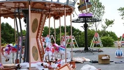 В городском парке Корсакова установят детские аттракционы