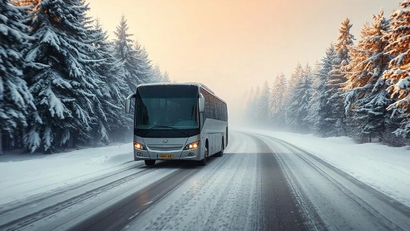 Дорогу между Троицким и Новотроицким закрыли для автобусов из-за метели