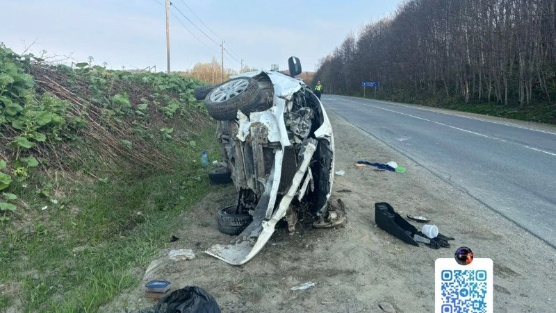 Водитель-бесправник устроил ДТП с пострадавшим на автодороге Южно-Сахалинск — Холмск