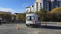 Водители станции скорой помощи соревнуются в мастерстве в Южно-Сахалинске