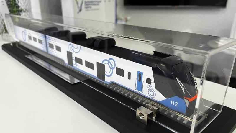 Водородный поезд: будущее транспорта представили на Сахалине