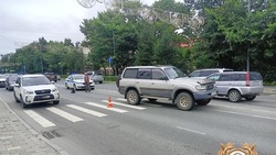 Пенсионер сбил несовершеннолетнего пешехода в Южно-Сахалинске
