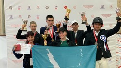 Спортсмены с Сахалина завоевали девять медалей на спартакиаде по конному спорту
