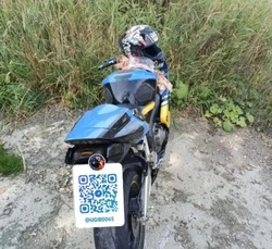 В Корсакове водитель Toyota Opa протаранил мотоциклиста