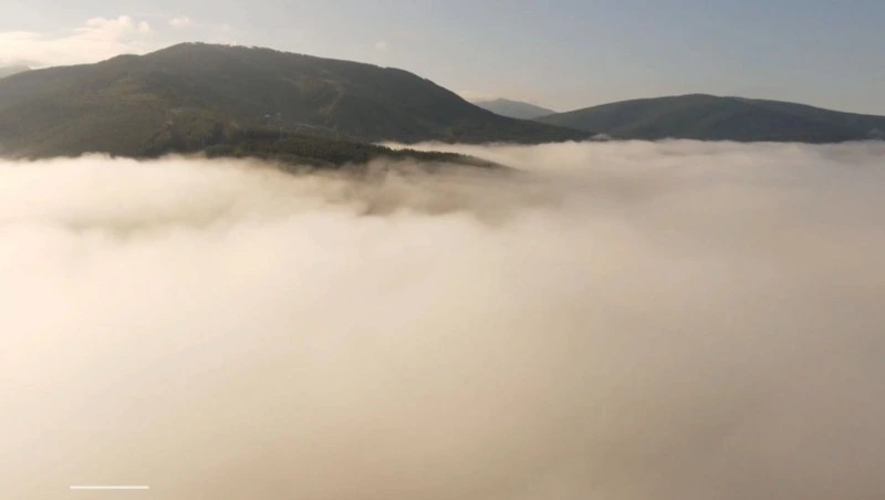 Танец облаков над Южно-Сахалинском показали виртуозы коптерной съемки — ВИДЕО