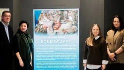 Фотовыставку о животных – спутниках бойцов в зоне СВО открыли в Южно-Сахалинске