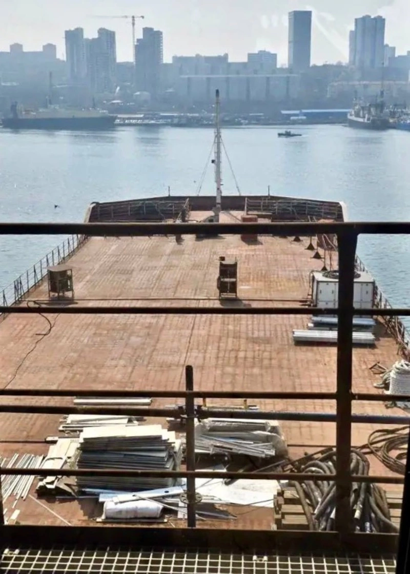 Готовность парома «Василий Ощепков» для линии Ванино — Холмск превышает 80%