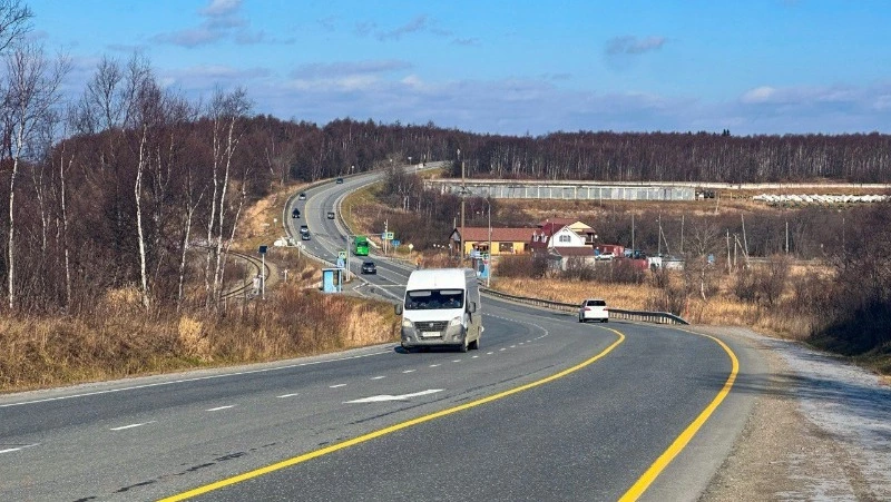 «Дорожный патруль» за неделю поймал почти 500 лихачей на трассе Южно-Сахалинск — Корсаков