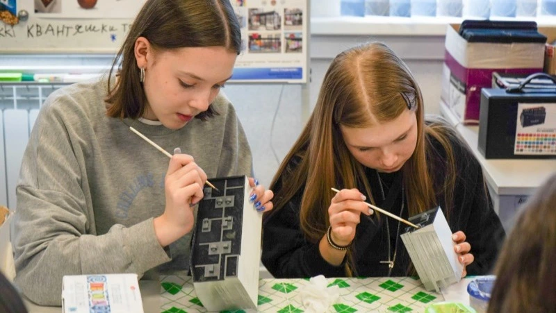 Школьники раскрасили будущий кампус «СахалинTech»