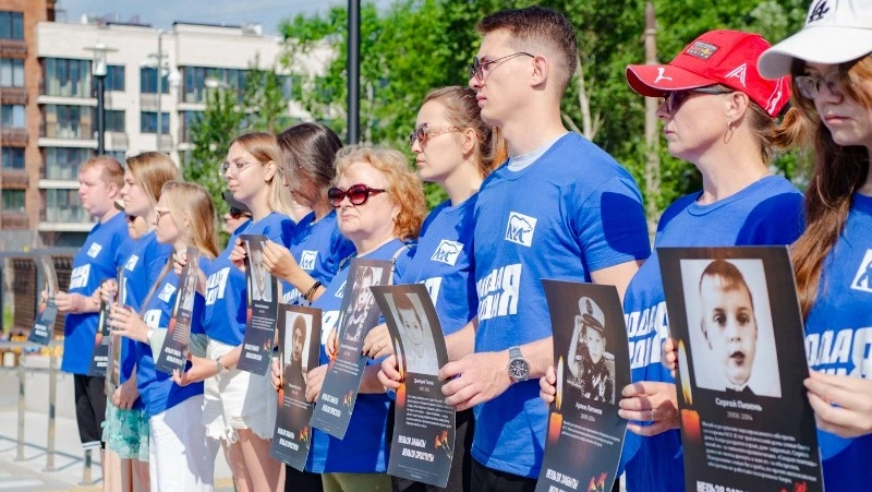 Акцию в память о детях — жертвах боевых действий в Донбассе провели в Южно-Сахалинске