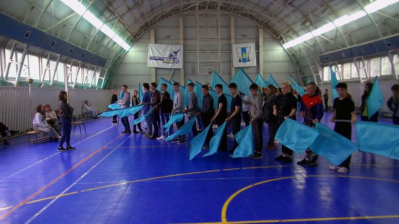 Волонтеры репетируют парад открытия финала WorldSkills Russia на Сахалине