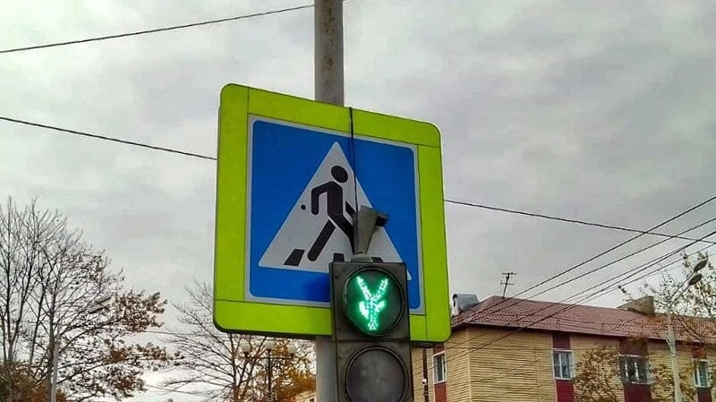 Сахалинцам предложили «оригинальный» способ перехода дороги