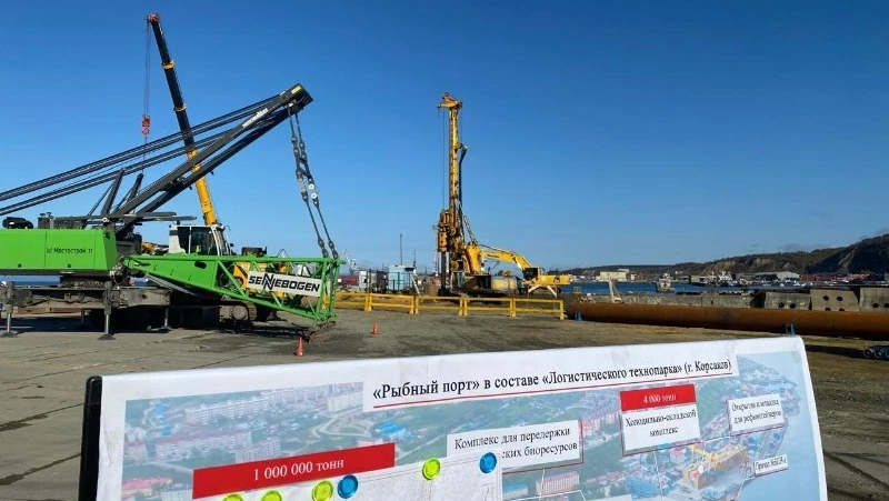 Порт в Корсакове реконструируют с опережением графика