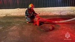 Пожарные за час потушили стену в частном доме в Южно-Сахалинске 26 марта