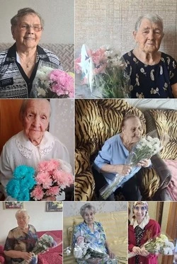 Мэр Поронайского района поздравил тружеников тыла на дому в преддверии 9 Мая 