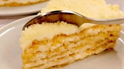 Торт «Пломбир»: рецепт без выпечки