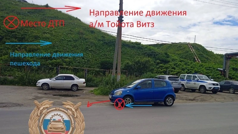 Житель Холмска пострадал в ДТП на обочине дороги 16 июля