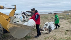 Побережье Охотского моря очистили от мусора в Долинском районе 