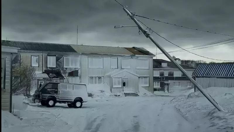 Ветер до 58 м/с повредил ЛЭП, кровли и фасады в Северо-Курильске